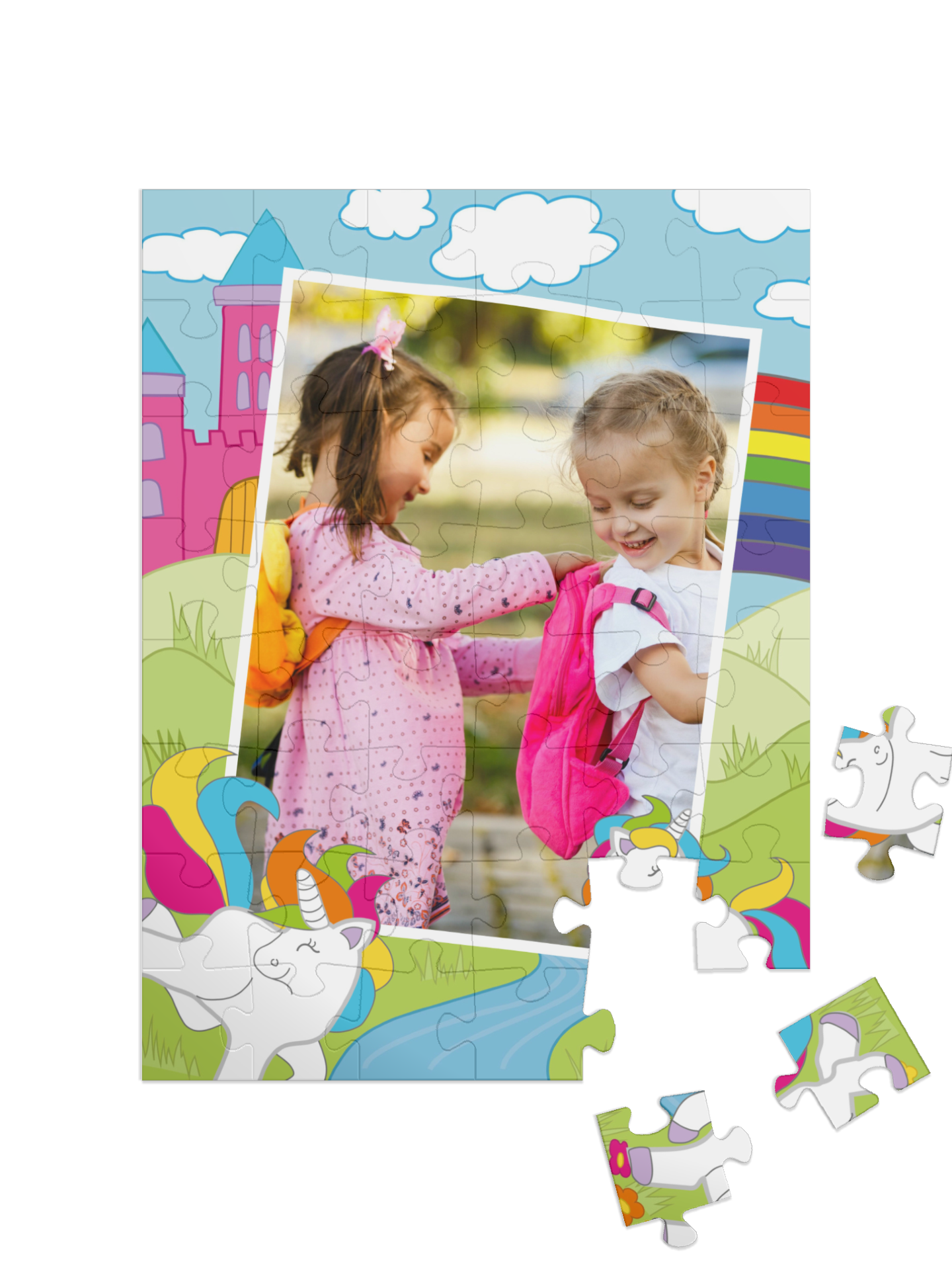 „Dúhový svet“ puzzle na výšku