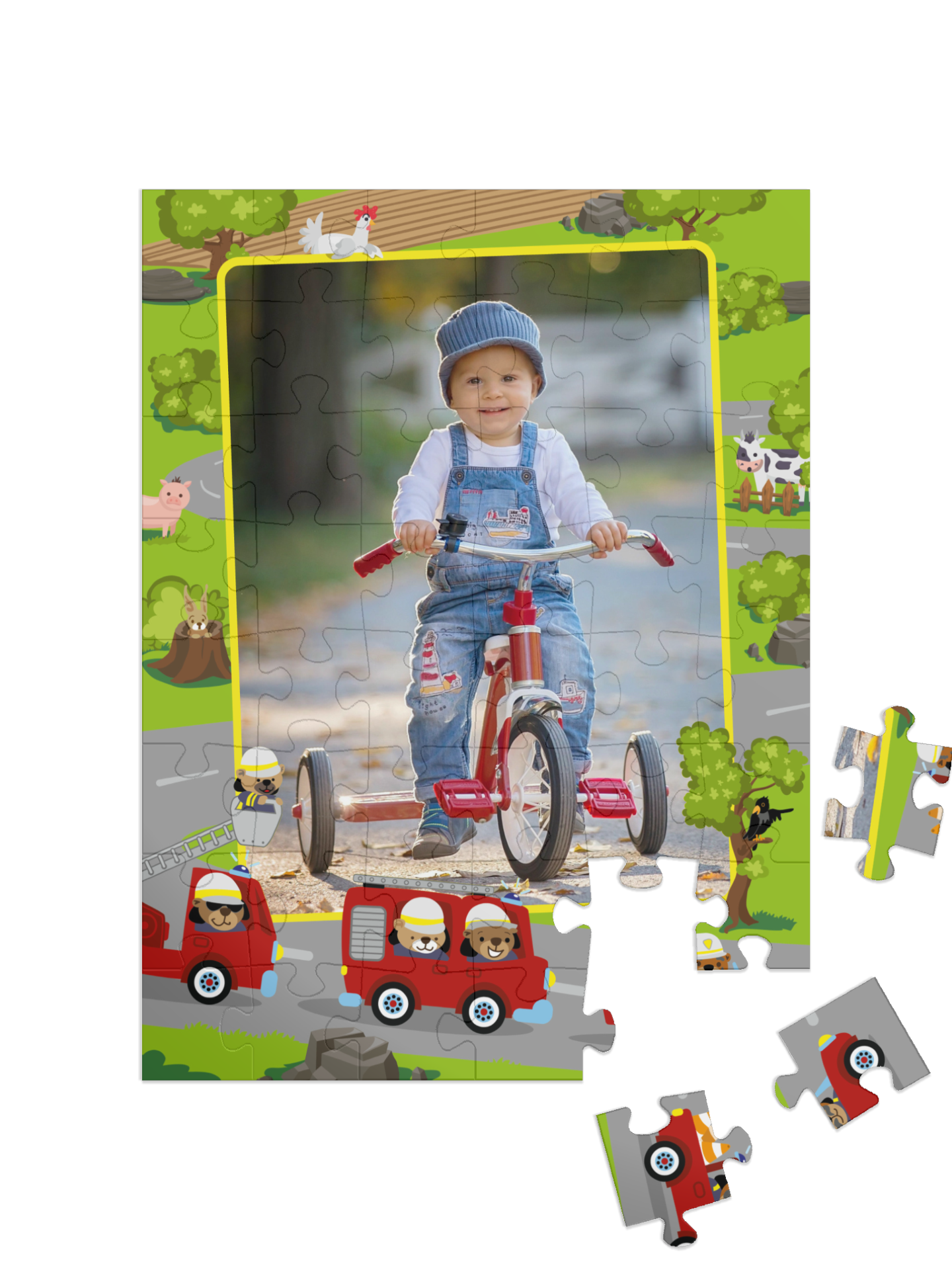 „Odchádzajú“ puzzle na výšku