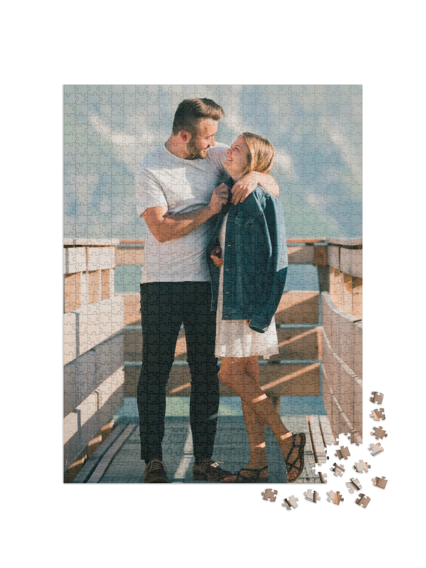 Puzzle na výšku