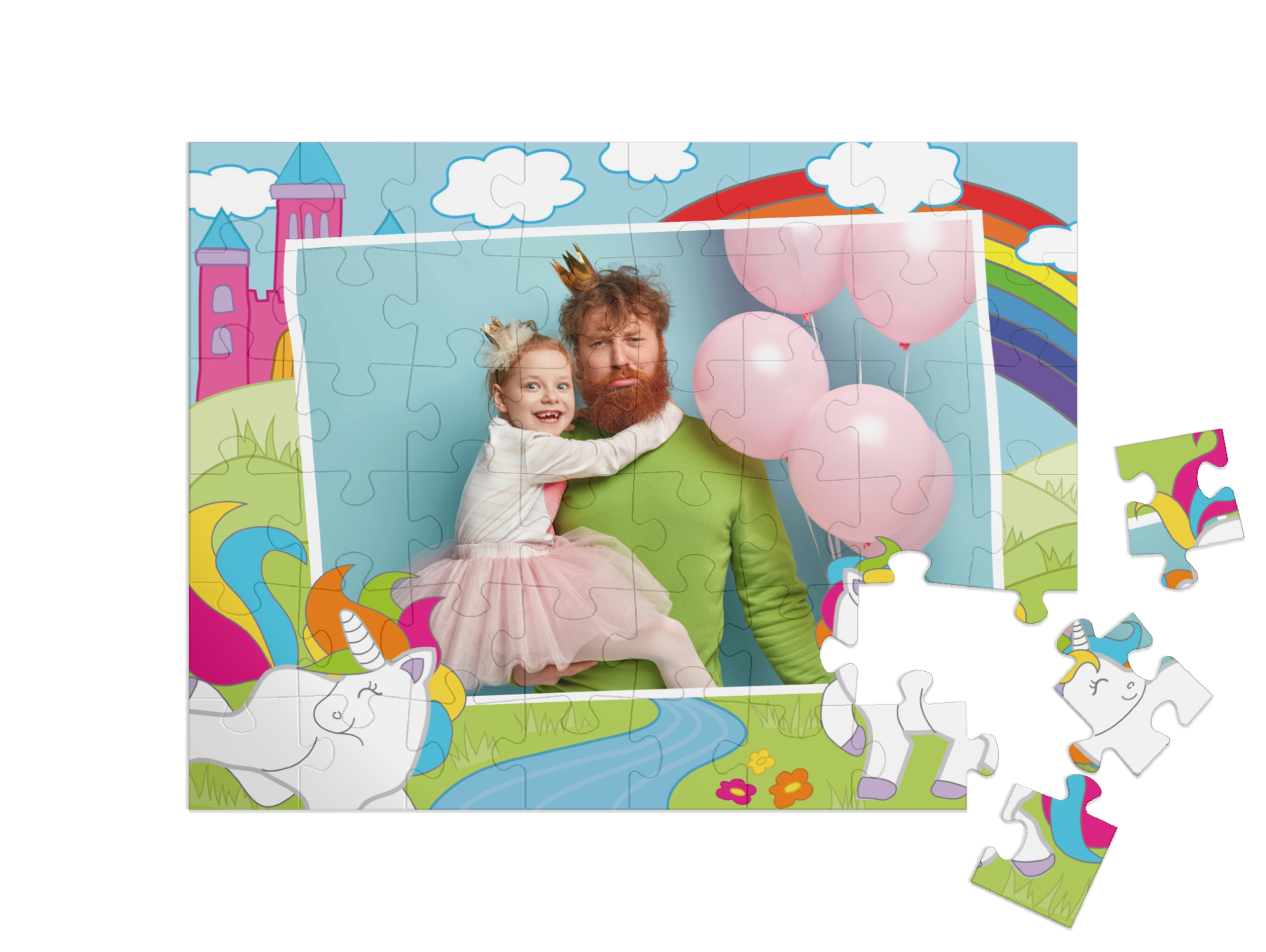 „Dúhový svet“ puzzle na šírku