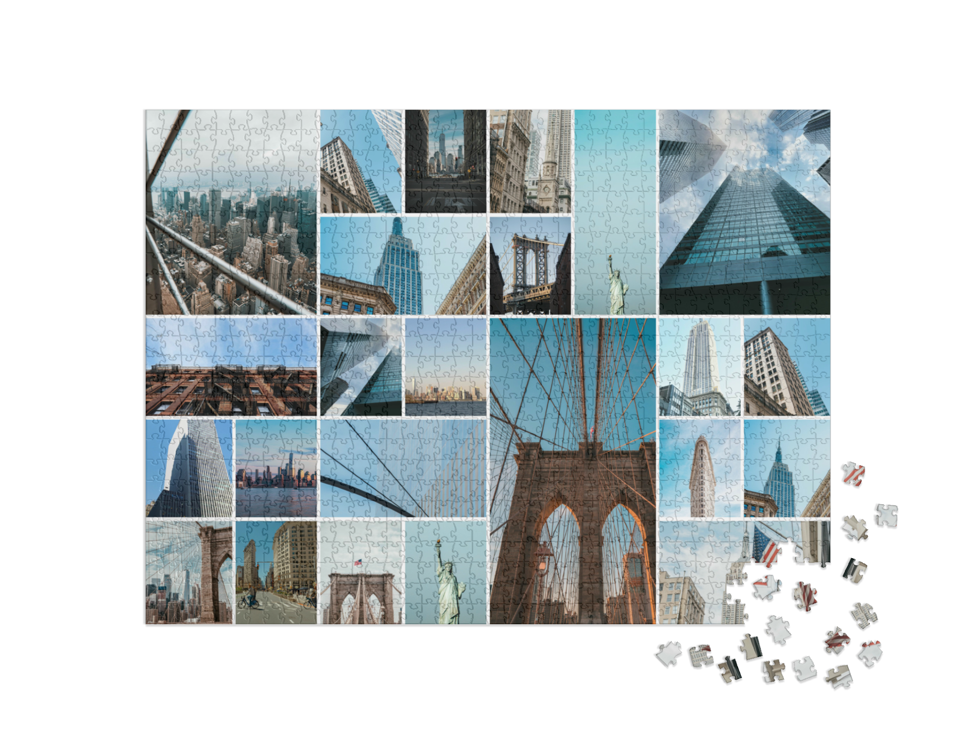 Puzzle koláž
