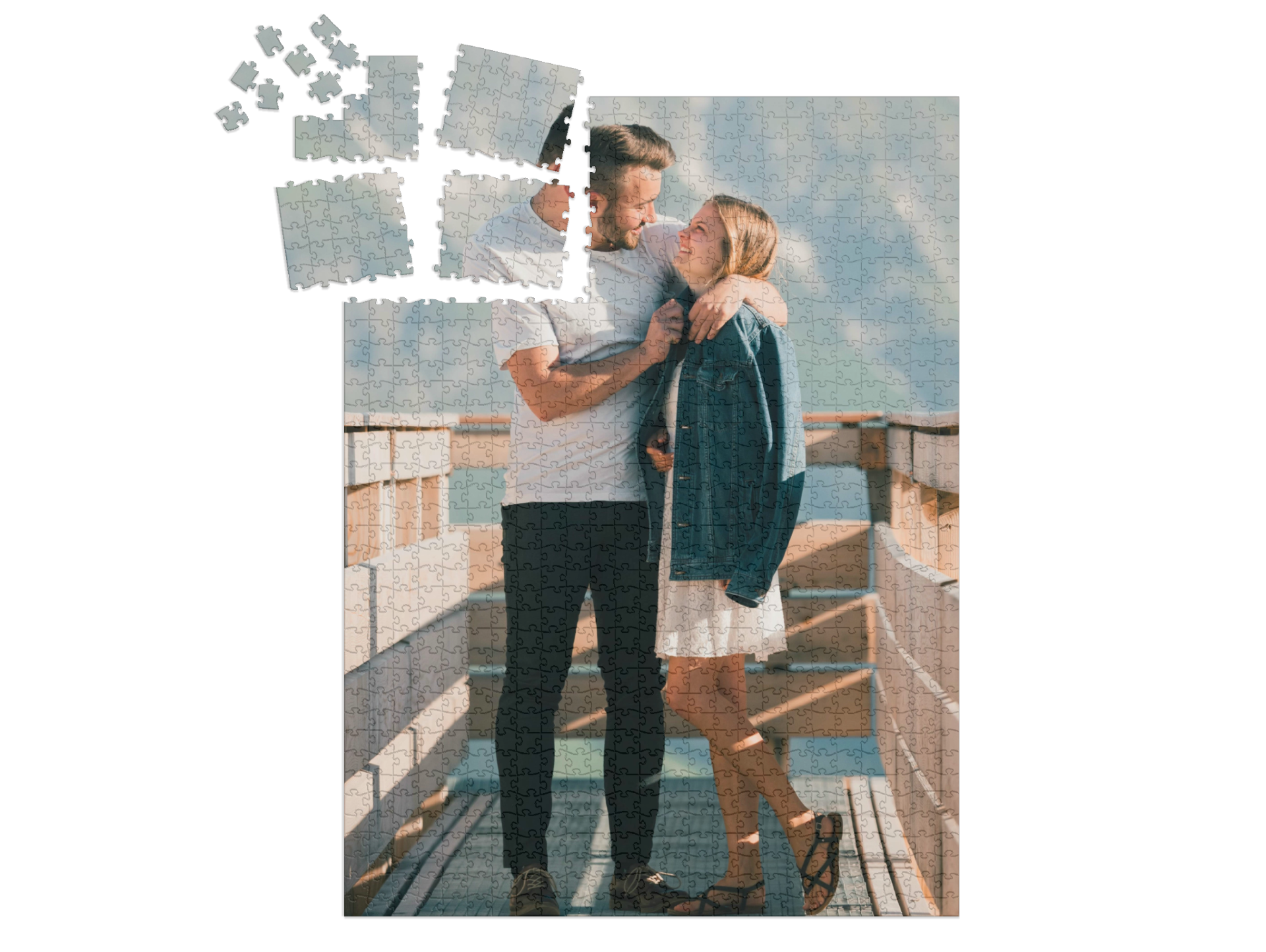 Puzzle na výšku