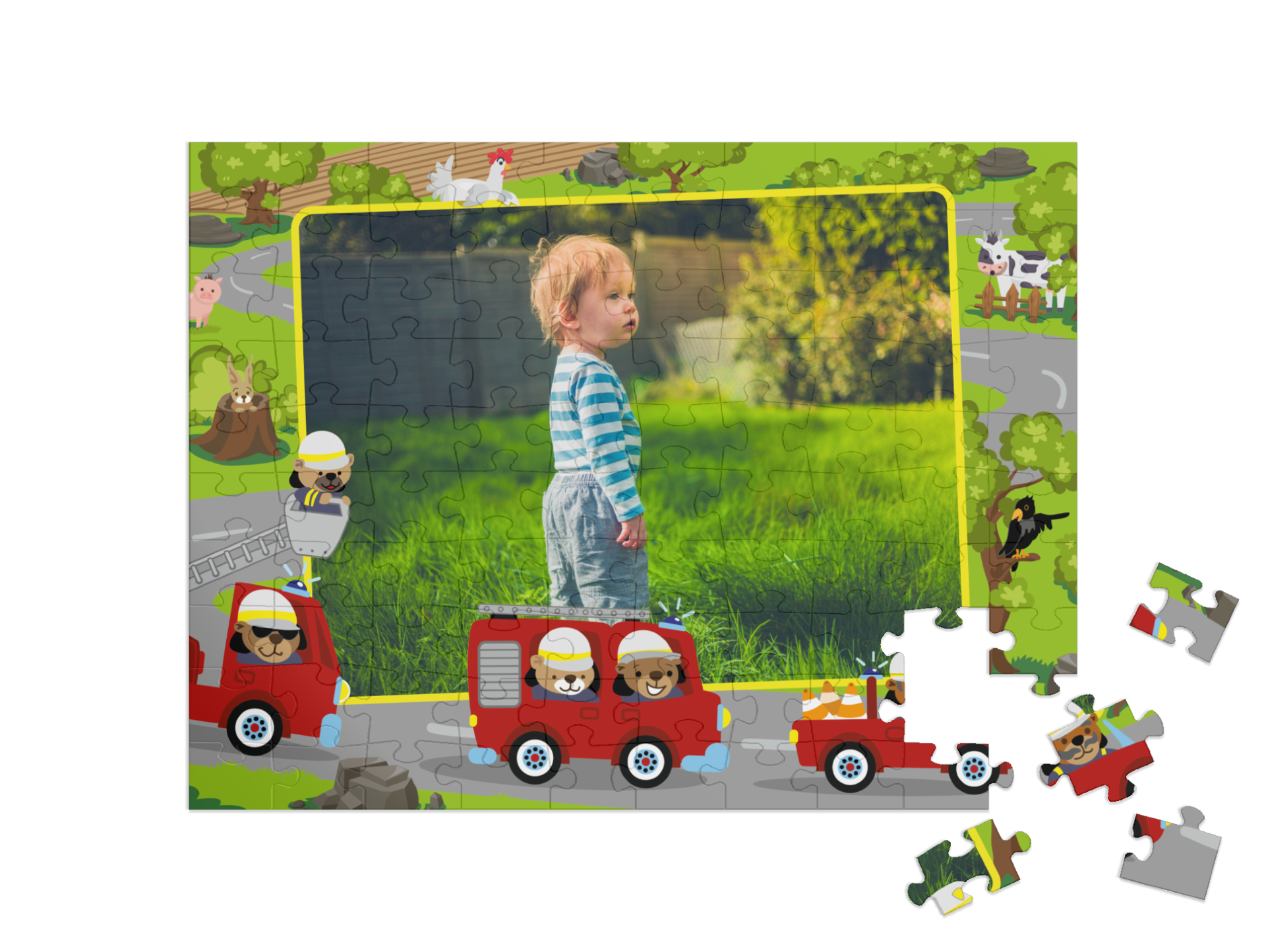 „Odchádzajú“ puzzle na šírku