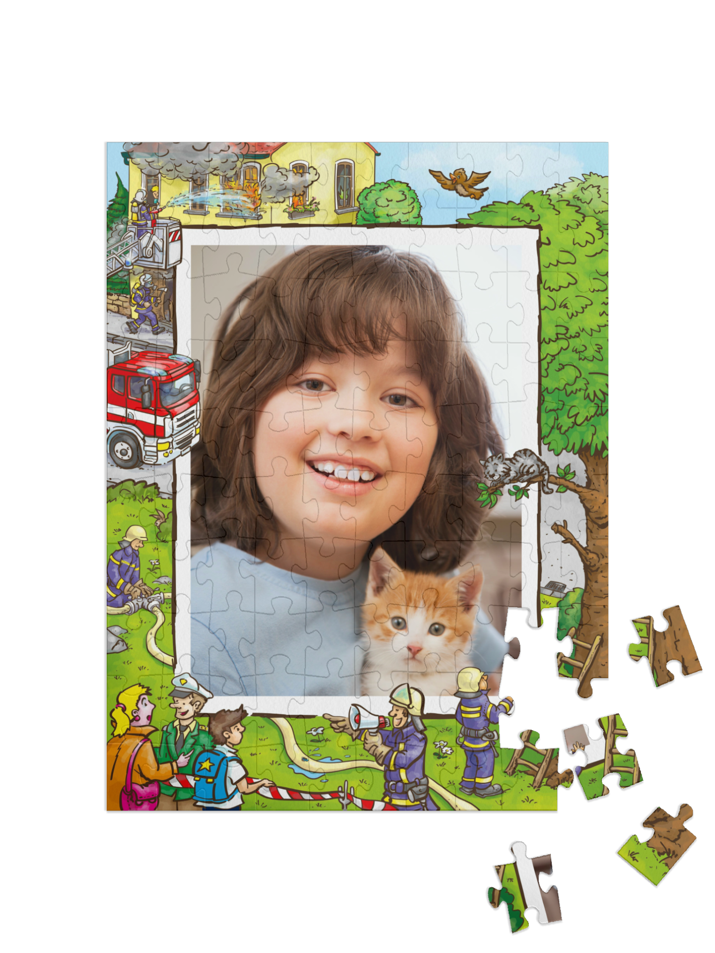 „Pomoc“ puzzle na výšku