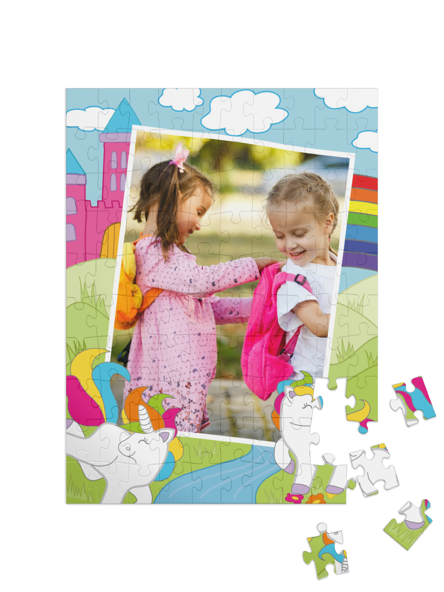 „Dúhový svet“ puzzle na výšku