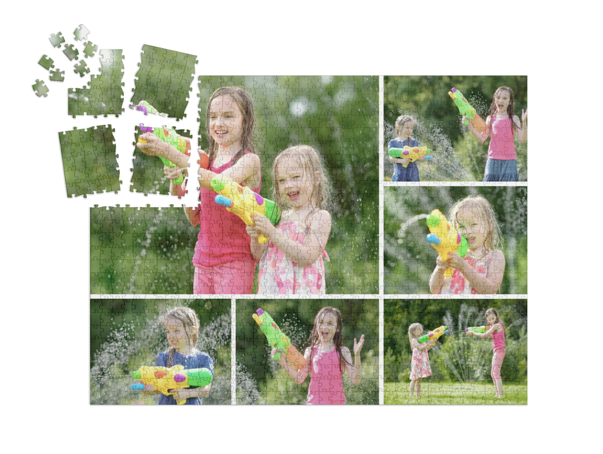 Puzzle koláž