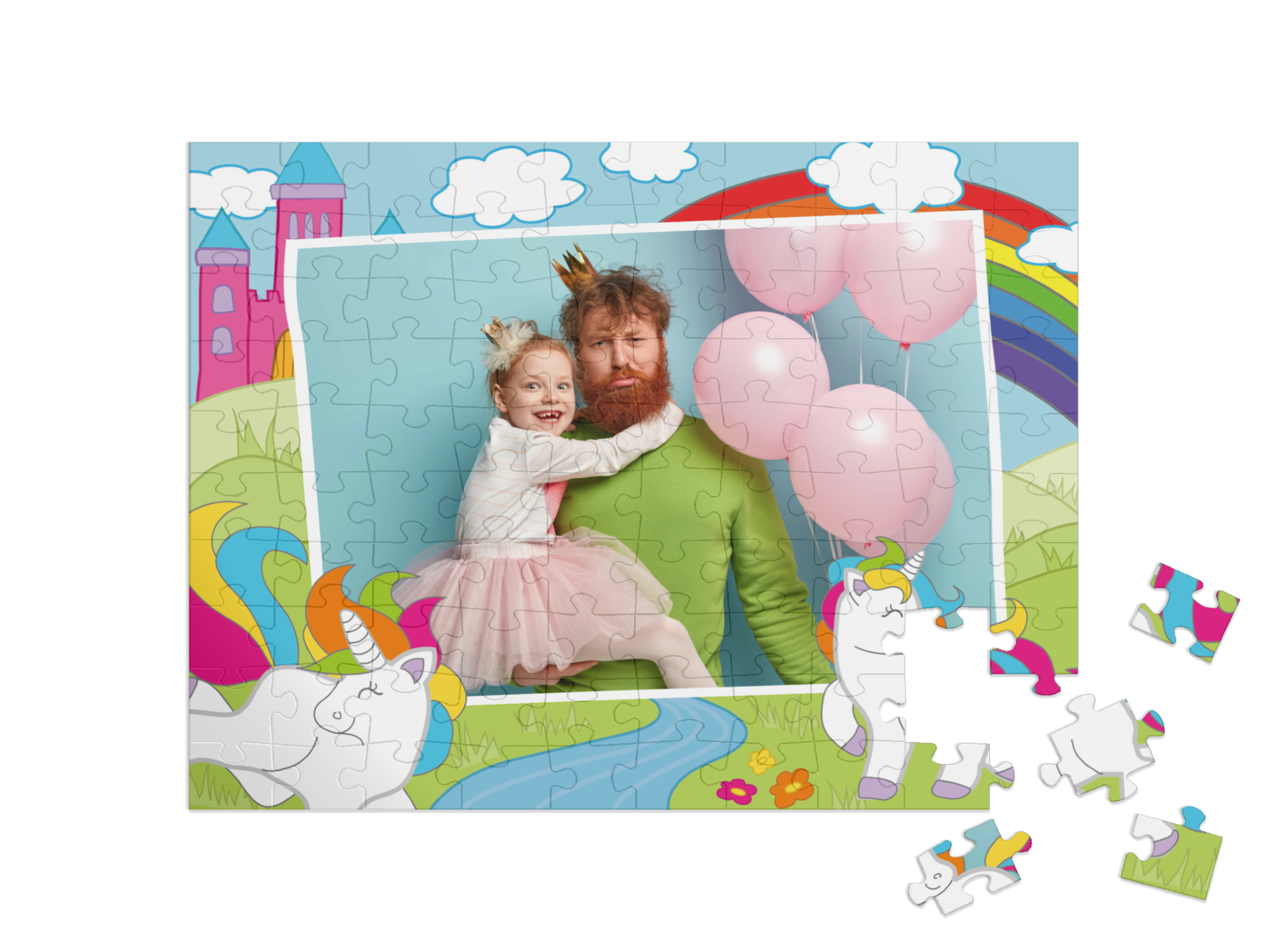 „Dúhový svet“ puzzle na šírku